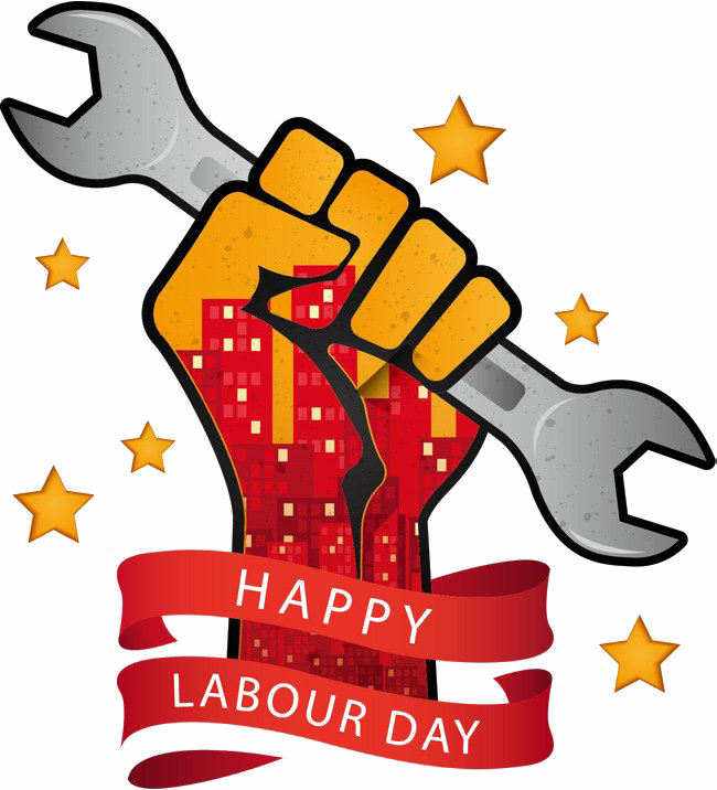 Happy Labour Day Wish Card Card